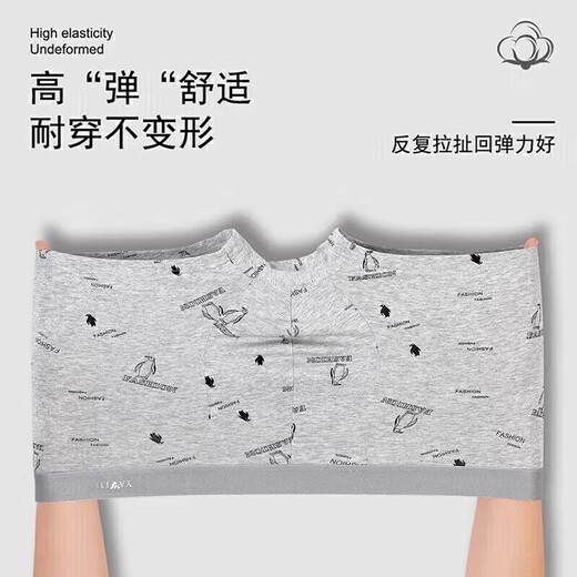 Yalu 8-Pair-Unterwäsche-Unterwäsche Herren trendy Ice Seide Marke Antibakterielles Innenausrüstung großer Dünnstil Youth Boxer Shorts Cu695-Cotton Style Bag 8 Stück XL [Vorgeschlagen 100-110jin [Jin gleich 0,5 kg]]]