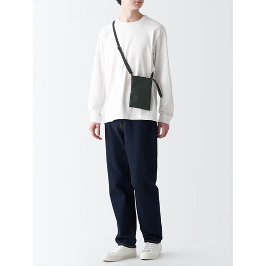 MUJI (MUJI) is not easy to get wet, mini thin small shoulder bag EFC37A5S black