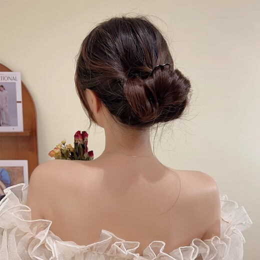 Xiang Wan 3-piece set of hairpins and hairpins for lazy people to fix their hair, ball head inserts, combs, hairpins, hairpins, U-shaped clips
