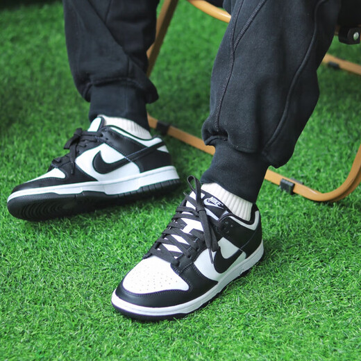 耐克（NIKE）Dunk Low 男鞋休闲鞋复古低帮板鞋运动鞋 黑白熊猫 DD1391-100 DD1391-100 黑白熊猫 40.5