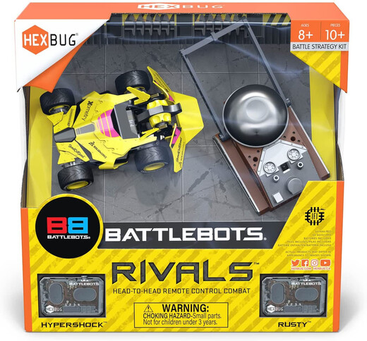 赫宝（HEXBUG）赫宝BattleBots博茨大战智能遥控对战格斗机器人儿童玩具男 电动声光遥控喷火红色龙 官方标配