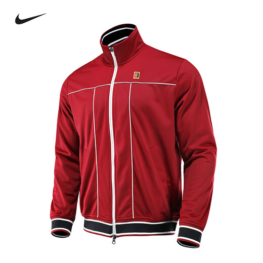 Nike Nike Мужская теннисная куртка с длинным рукавом осень и зимний стиль нового стиля 25 австралийский открытый теннисный теннисный жакет HV8213-677 [Новый год Red Australian Open Style] L