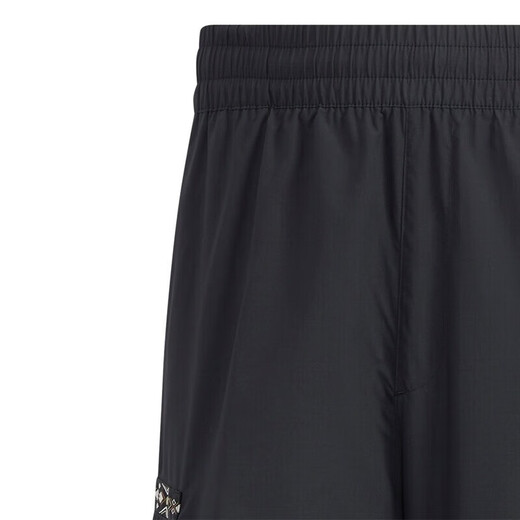 阿迪达斯 （adidas）neo裤子男装 春夏季新款ins潮时尚梭织工装裤跑步训练健身短裤 HC9737/黑色 L 建议155-175斤
