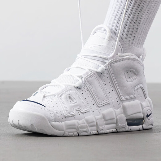 NIKE耐克大童鞋春季新款运动鞋AIR MORE UPTEMPO缓震训练实战篮球鞋 DH9719-100 35.5
