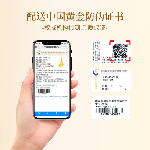 CHINA GOLD Butterfly Gold Necklace Women's 18K Gold Transfer Pendant Birthday Gift for Girlfriend and Wife Anniversary 18K Gold Laser Butterfly Pendant Free Silver Chain