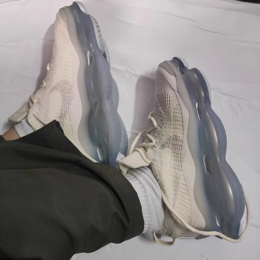 耐克（NIKE）AirMaxScorpiFK新款全掌大气垫跑步鞋DJ4702-001 白灰fq2694-001男款 40.5