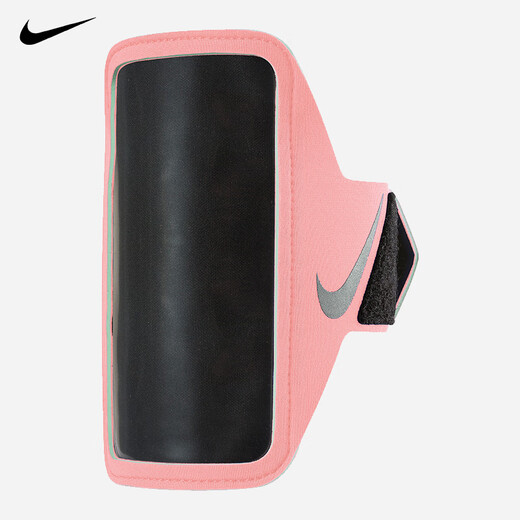 Nike (NIKE) LEAN running arm strap mobile phone bag sports leisure running fitness outdoor storage colorful arm sleeve fluorescent green NRN65719OS one size