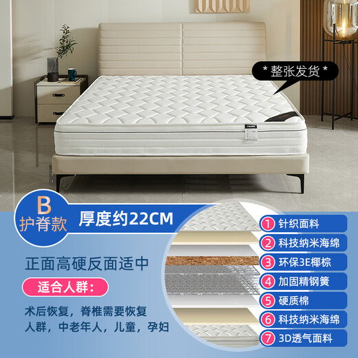 Mousse Mattress Simmons personnalisé de n'importe quelle taille 1,1 m 1,2 m 1,3 m 1,4m 1,5 m 1,6 m 1,7 m 1,8 D Tissu tricoté + sac indépendant Spring + latex 1350x2000 mm