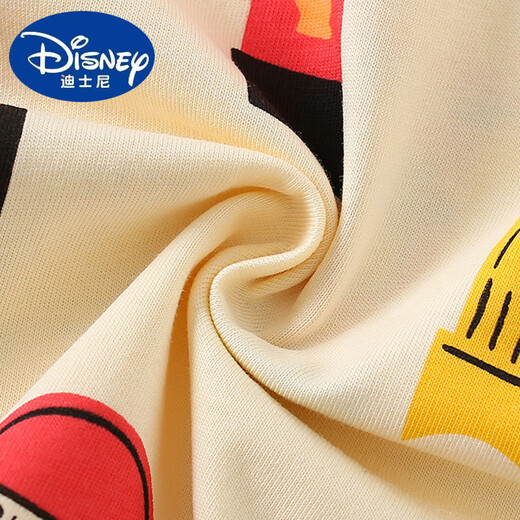 迪士尼（Disney）malwee儿童T恤衫夏装新款欧美童装纯棉印花圆领短袖宝宝上衣 9277 90 cm