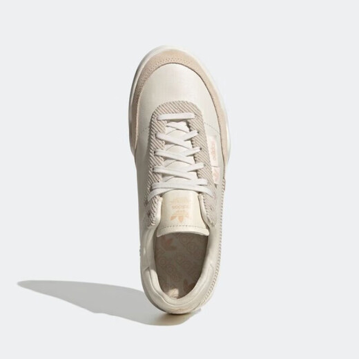 阿迪达斯 （adidas）休闲鞋女鞋 秋季新款ins潮时尚三叶草厚底低帮耐磨缓震运动鞋 GX7039米白肉粉 39 (240mm)