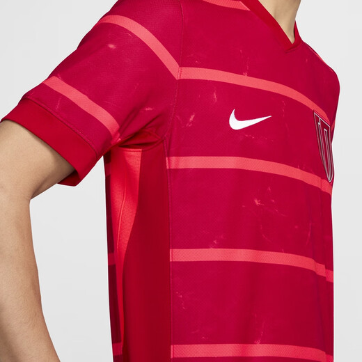
Nike (NIKE) official 2025 season Chengdu Rongcheng home court men's quick-drying football jersey autumn comfort HM6166 687 fitness red/laser red/white S