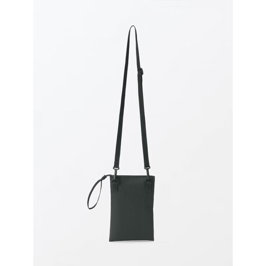 MUJI (MUJI) is not easy to get wet, mini thin small shoulder bag EFC37A5S black