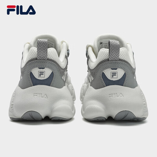 Fila offizielle Herrenschuhe Fern 2 So moderne Sportschuhe 2025 Frühling Neues Farn Gras 2 Generation Casual Schuhe Dad Schuhe Kokosmilch weiß/wildes Taube Grau-CW 43