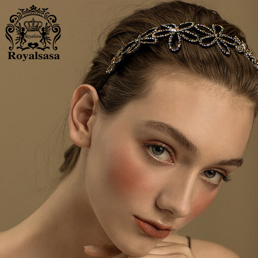 Royal sasa royal salsa headband hair accessories simple hairband face wash headband rhinestone hairpin hairpin bangs clip adult head accessories