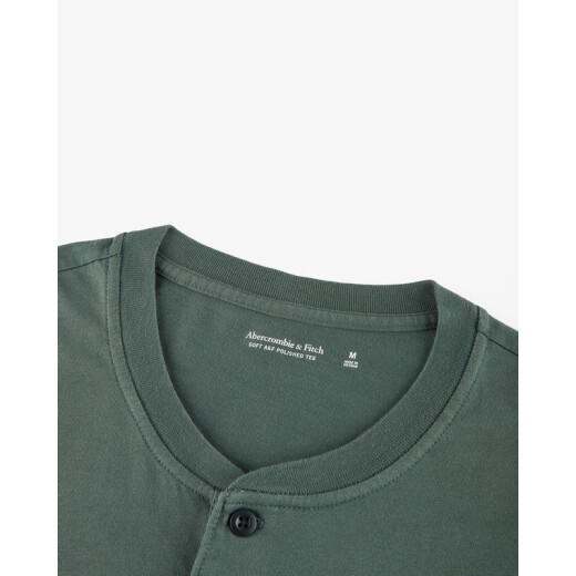 Abercrombie / Fitch Men's 24 Summer 5 pièces combinaison classique petit elk Henry Neck T-shirt à manches courtes KI124-4177 noir, blanc, gris, beige, vert m