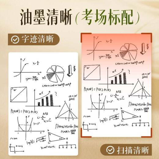 刷题笔专用ST笔尖升级全针管688速干按动中性笔文具考试小白笔碳素顺滑高颜值黑笔初中生0.5黑色笔芯 ST速干中性笔 6支 送10支笔芯 0.5mm 5支