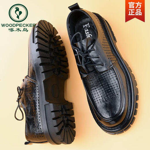 Holzspecker Business Casual Herrenschuhe für Sommer atmungsaktiv