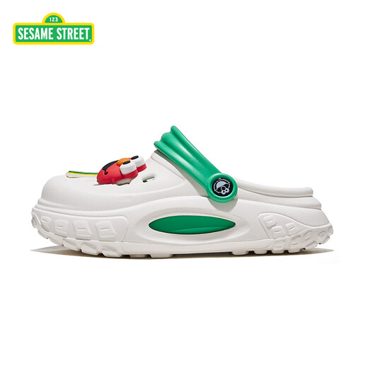 Sesame Street Children's Slippers Boys et filles Sandales Eva Baby Cave Shoes Beach Outdoor Sandales Green 26 -27 (185 mm)