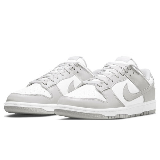 耐克（NIKE）休闲鞋男鞋2025春季新款运动鞋Dunk Low低帮复古板鞋 DD1391-103白色雾灰 40
