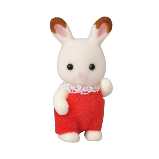 [90% neuf] Version japonaise des familles sylvaniennes de Chocolate Bunny, play house girl toy Doll Set, cadeau d'anniversaire pour les enfants