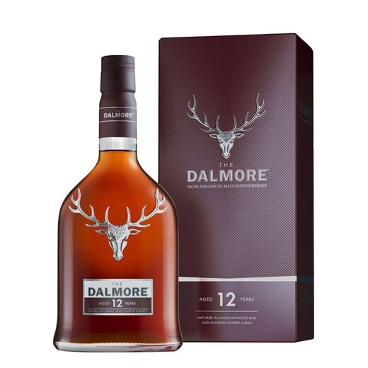 DALMORE 12-year Scottish single malt whiskey British high and low zone original bottle imported foreign wine Morgan Stanley 12-year 1000ml single bottle with code