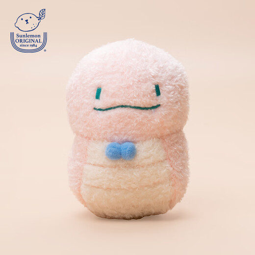 Sunlemonoriginal Snake Plush Toy Accompany Doll Comfort Comfort Pired Gift 2025 Snake Year Mascot Новый продукт Новый год Pink Snake P-9902 Высота 12 см x Ширина 9,5 см x глубина 15 см.