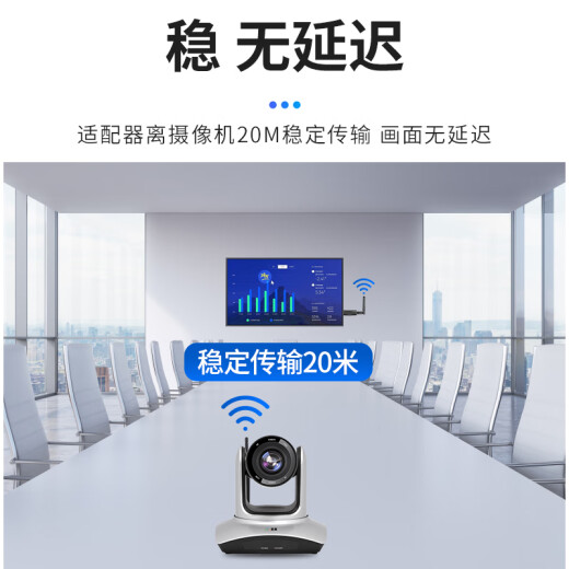 数真4K超清视频会议无线摄像头摄像机套装829万像素3倍变焦会议室解决方案腾讯会议设备级联全向麦克风 4K全无线 80㎡套装【3倍变焦+8米无线级联麦】