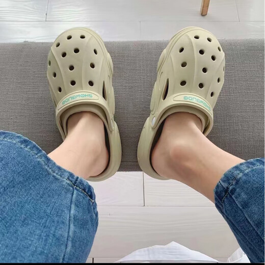 G.Duckkids kleine gelbe Ente Kinderhoch Schuhe Jungen Sandalen Mädchen Mädchen Sommer Anti-Rutsch mittelgroße Kinder Baby Beach Schuhe Junge [Leichte Platte] Sandfarbe 24 25 (innere Länge 170 mm)