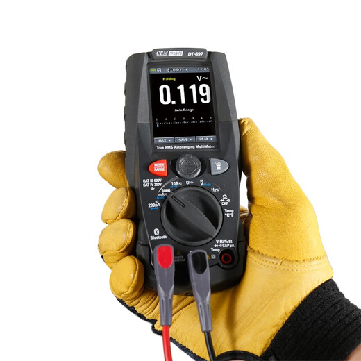 XMSJ Voltmètre à écran de couleur multimètre numérique de haute précision / 896/897 DT-891