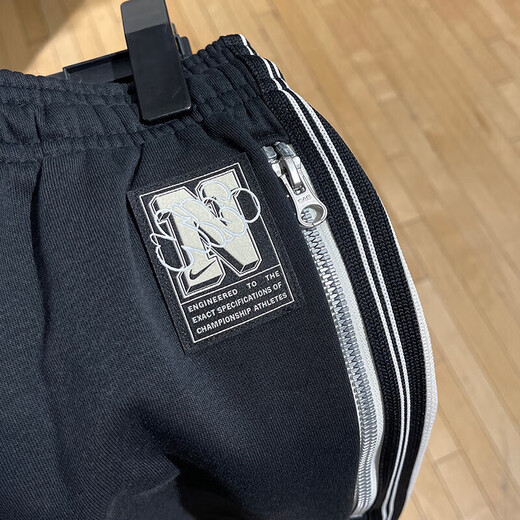 
Nike (NIKE) sweatpants men's pants 2025 summer new casual pants comfortable plus velvet warm trousers knitted close-up trousers HJ3884-010 black plus velvet S
