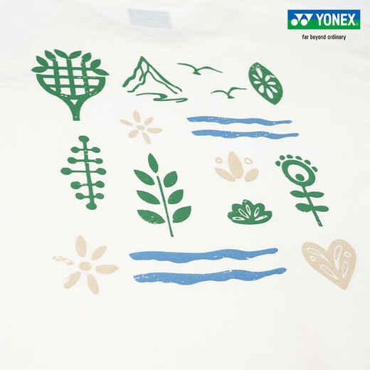
YONEX 25SS natural and environmental protection series 16833CR/16835CR outdoor sports T-shirt men and women 16833CR Olive green (men's style) XL