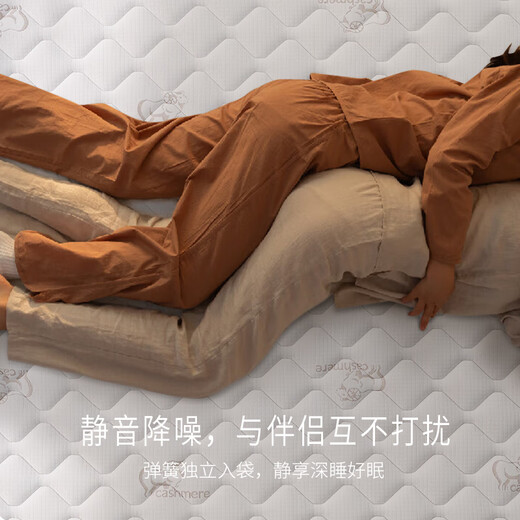 Musheng latex coconut palm independent spring Simmons mattress 1.5x2 meters 20cm thick