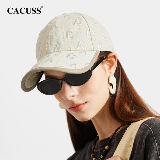 CACUSS Baseball Cap Women's Soft Top Face Revealing Small Peaked Cap Fashion Versatile Sun Hat Outdoor Cycling Casual Sun Hat Light Blue