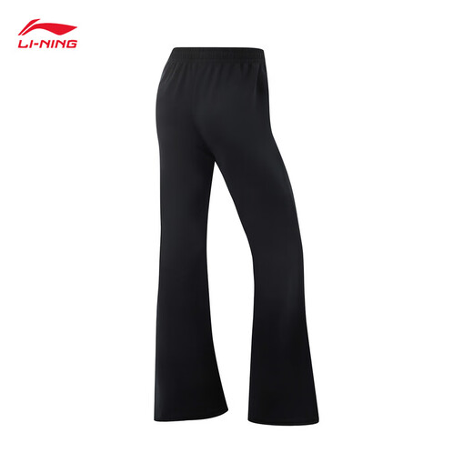 李宁奶芙裤微喇卫裤女健身时尚亲肤舒适运动长裤AKLV718