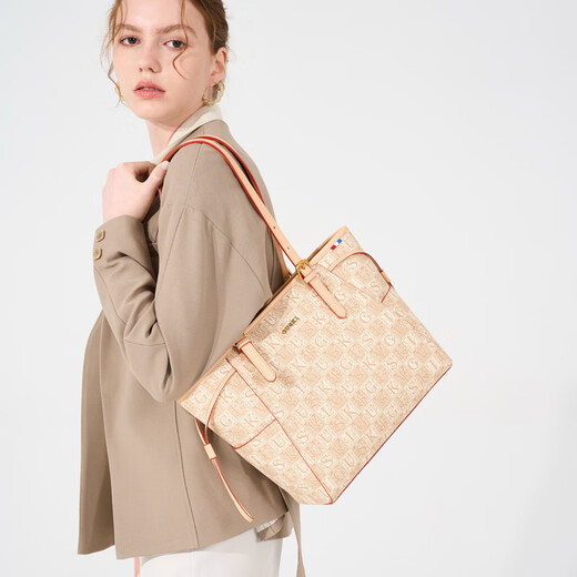 GUSKI French Bag Women's 2025 Young Luxury Ladies One-Shoulder Tote Bag Birthday Chinese Valentine's Day Gift to My Girlfriend Coffee Color [Brown] French High-end Brand Practical Gift to My Wife and My Girlfriend