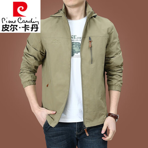 皮尔卡丹（pierre cardin）户外男士外套秋冬季2025新款中年男装秋装上衣服加绒夹克男春秋厚 9898黑色 款 加绒 M
