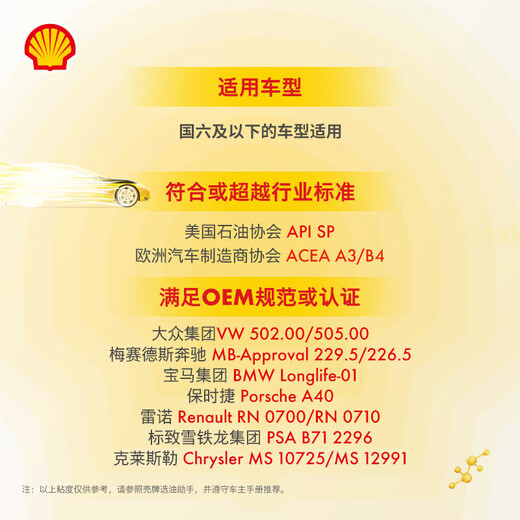 Shell Helix Ultra Ultra Fully Synthetic Motor Oil 5W-40 API SP 4L