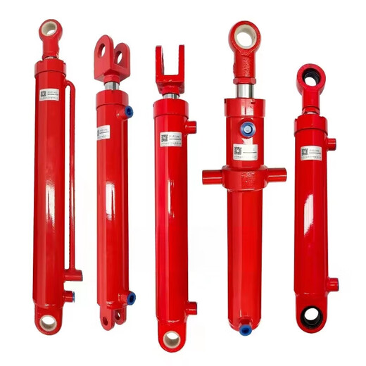 Oil cylinder, hydraulic cylinder, single and two-way lifting platform, double ears, non-standard customization, small freight elevator engineering cylinder, full set of accessories, customization, contact customer service