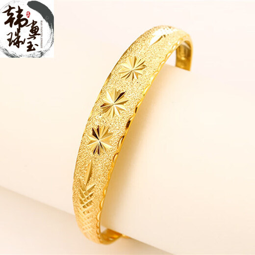 XCL24K imitation gold bracelet, 999 gold-plated baby's breath bracelet, women's baby's breath bracelet, gold color bracelet