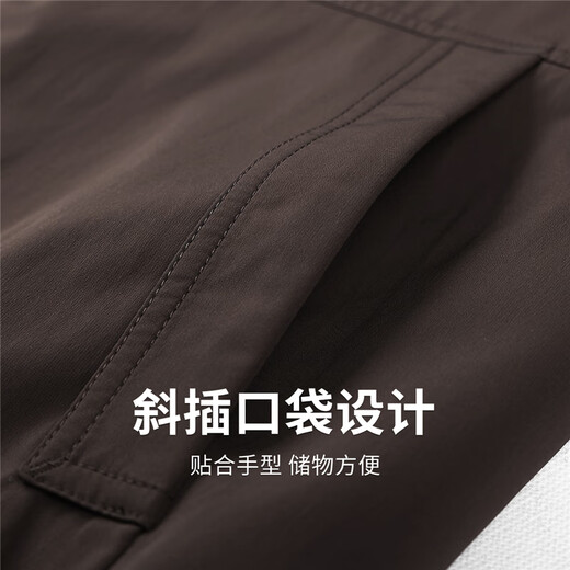 Dances with Wolves Exquisite Lined Baseball Collar Jacket Men's 2025 Autumn New Windproof Casual Commuting Flight Jacket 1002 Coffee 303 L (175)