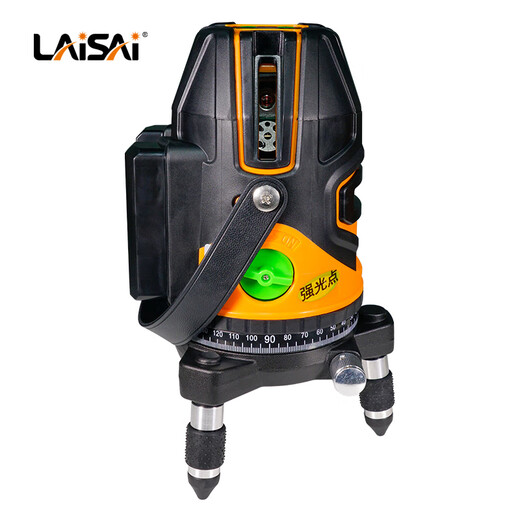 
Laise laser five-line high-bright green light leveling instrument high-precision strong light LS686SPD infrared thin line marking automatic leveling instrument [red cursor standard configuration] LS686SPD
