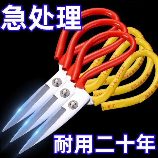 大剪刀厨房大号鱼头剪子剪布裁缝剪工业用民用剪刀皮革剪大头剪 【清仓特惠】活动仅剩一天 锋利且防锈【2把装大号升级耐用