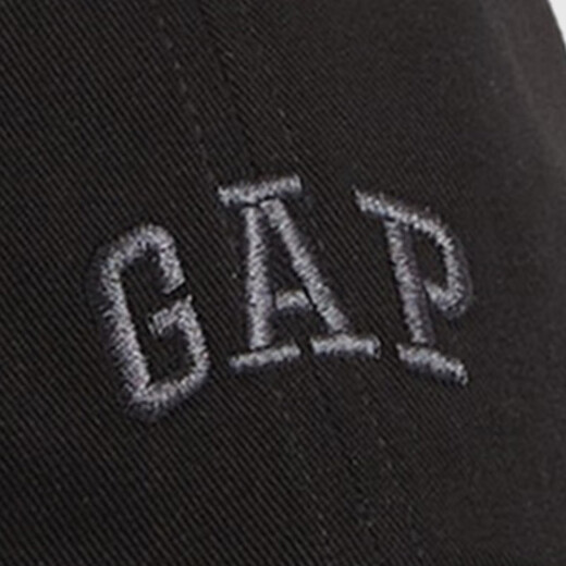 Gap Men's Clothing 2025 Frühling Neues Sticklogo Pure Cotton Baseball Cap American Baseball Cap American Version 603133 Schwarz All Size