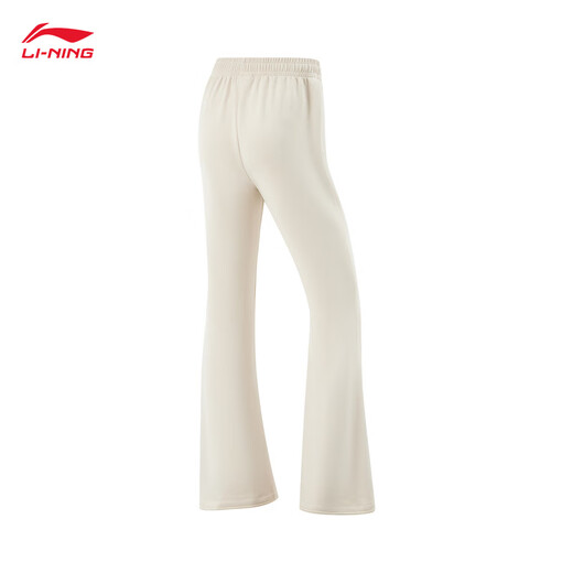 
Li Ning micro-flare trousers for women 2025 summer new fitness series fashionable skin-friendly and comfortable sports trousers AKLV718 Dune Khaki-5 XL