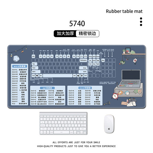 Drei-Farben-Katzen-Maus-Pad Super Large Armband Guards Girls Keyboard Shortcuts Handhalter Computer Desk Pad Anti-Schlupf-Gummi-Büro 13971 Bärenklettern Höhe 60 cm x 30 cm x 2 mm