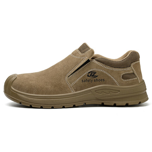 Chaussures de travail de la vieille femme de ménage chaussures de protection du travail pour hommes non glissant, résistant à l'usure, anti-smash, chaussures de sécurité anti-puncture de soudage électrique à haute température Paiement soudeur bas 42