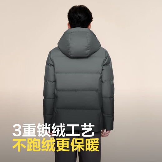 Bosideng Winter-Daunenjacke für Herren, kurze Kapuze, verdickt, vielseitige Daunenjacke nach nationalem Standard 90