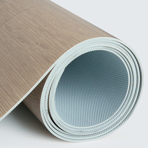 XMSJ Custom Wood Grain 2.0 mmpvc Piso de plástico de cuero Cemento Cemento Direct Factory engrosado Resistente y sin deslizamiento de la madera de la tierra del hogar 1098 (2 metros * 0.5 por metro cuadrado