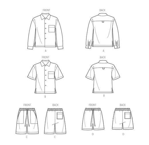 SIMPLICITYSS9758BB Men's shirts and shorts