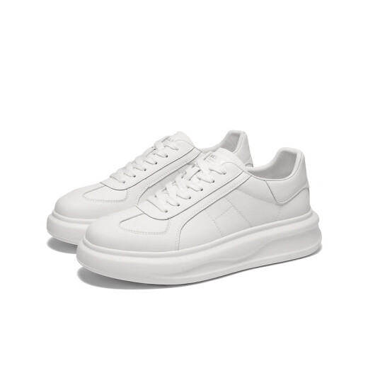 Belle Zhang Linghe gleiche Style Cloud Dick-Soled Height-verstärkt weiße Schuhe Herrenschuhe Freizeitbrettschuhe weiß 41